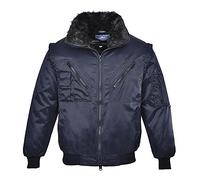 Portwest Blouson Pilot, Couleur: Marine, Taille: 5XL, PJ10NAR5XL