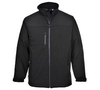 Portwest Blouson Softshell (3L), Couleur: Noir, Taille: XS, TK50BKRXS