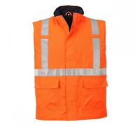 Portwest Bodywarmer Hi-Vis Bizflame antistatique FR Orange Taille S S776ORRS