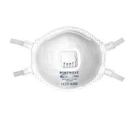 PORTWEST Boite de 10 masques FFP3 DOLOMITE à valve Blanc