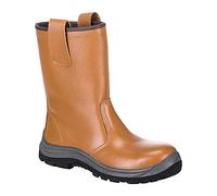 Portwest Botte S1P HRO Non Fourrée, Couleur: Bronze, Taille: 44, FW06TAR44