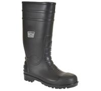 Portwest Botte de sécurité FW94 Wellington S4 Noir Taille 47