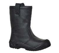 PORTWEST Bottes de sécurité Rigger S3 CI avec sur-embout Noir 46