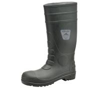 Portwest Bottes de sécurité Wellington S5, Couleur: Vert, Taille: 45, FW95GNR45