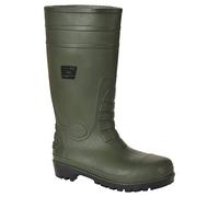 Portwest Bottes de sécurité Wellington S5, Couleur: Vert, Taille: 46, FW95GNR46