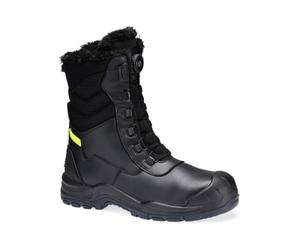 Portwest Bottes hautes d'hiver en cuir d'acier S3L SC HRO CI SR FD05, Noir , 45 EU