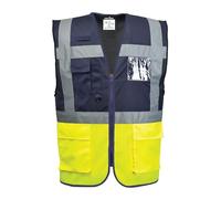 Portwest C276 Gilet Executive Paris Panneaux Contrastant 2 Poches Latérales