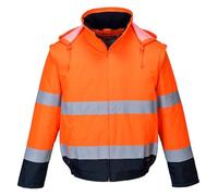 Portwest C464 Blouson HV 2-en-1 HV Doublé Polyester Imperméable 3 poches