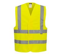 Portwest C470 Gilet Haute-Visibilité Baudrier Double Ceinture Jaune - Taille XXS/XS