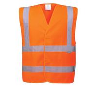 Portwest Gilet Hi-Vis C470ORRL/XL – Baudrier & double ceinture Orange Taille L/XL
