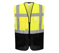 Portwest Gilet Warsaw Executive C476YNRL Regular L Jaune/Bleu marine