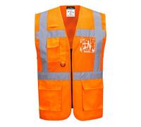 Portwest C496 Gilet exécutive maille Madrid Orange - Taille 4XL