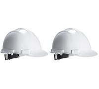 Portwest Casque de sécurité Expertbase, Couleur: Blanc, PW50WHR (Lot de 2)