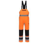 Portwest CD852 Cotte à bretelles HV éco-conçu WX2 Orange/Noir - Taille S