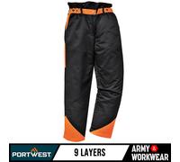 Portwest Pantalons Oak, Couleur: Noir, Taille: S, CH11BKRS