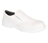 Portwest Chaussure de travail O2, Couleur: Blanc, Taille: 35, FW58WHR35