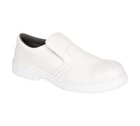Portwest Chaussure de travail O2, Couleur: Blanc, Taille: 39, FW58WHR39