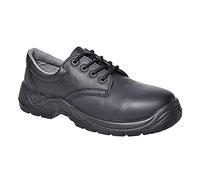 Portwest Chaussures basses composite S1P, Couleur: Noir, Taille: 43, FC14BKR43