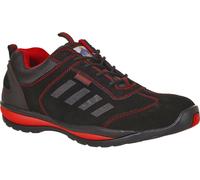 Portwest - Chaussures de sécurité pour homme "Steelite Lusum S1P HRO", Suède PC4428 (39,5 UE) (Noir/Rouge)