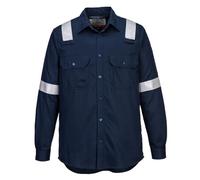 Portwest Chemise antistatique FR Bleu Marine M - Vêtements de travail