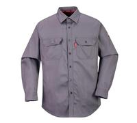 Portwest Chemise Bizflame 88/12, Couleur: Gris, Taille: S, FR89GRRS