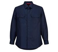 Portwest Chemise Bizflame Plus Marine XL – Vêtements de travail