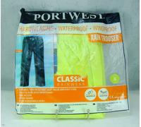 Portwest Pantalon de pluie Classic S441YERS - Jaune - Taille S
