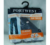Portwest Pantalon de pluie Classic – Marine – Taille S – S441NARS