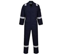 Portwest Combinaison Araflame Silver, Couleur: Marine, Taille: 48, AF73NAR48