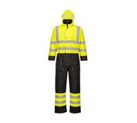Portwest Combinaison Contrast Hi-Vis matelassée, Couleur: Jaune/Noir, Taille: XXL, S485YBRXXL