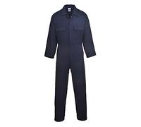 Portwest Combinaison Coton Euro Work, Couleur: Marine, Taille: M, S998NARM