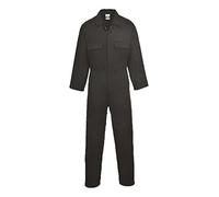 Portwest Combinaison Coton Euro Work, Couleur: Noir, Taille: XXXL, S998BKRXXXL