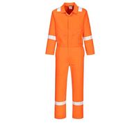 Portwest Combinaison coton Iona, Couleur: Orange, Taille: 4XL, C814ORR4XL