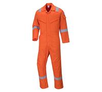 Portwest Combinaison coton Iona, Couleur: Orange, Taille: S, C814ORRS