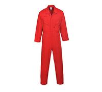 Portwest - Combinaison de travail à zip pour homme LIVERPOOL S - Rouge