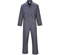 Portwest Combinaison de travail Liverpool grise mixte - multipoches, ceinture élastique M