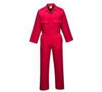Portwest Combinaison de travail S999 Euro Workwear en polycoton Homme Rouge M