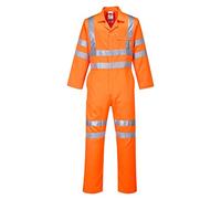Portwest Combinaison Hi-Vis Poly-coton RIS, Couleur: Orange, Taille: 5XL, RT42ORR5XL