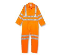 Portwest Combinaison Hi-Vis Poly-coton RIS, Couleur: Orange, Taille: XXXL, RT42ORRXXXL