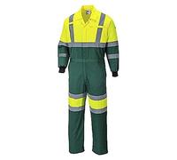 Portwest Combinaison Hi-Vis X, Couleur: Jaune/Vert, Taille: L, E052YGRL