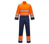 Portwest Combinaison HV Modflame RIS Marine/Orange, Couleur: Orange/Marine, Taille: L, MV29ONRL