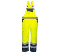 Portwest Cotte Contrast non-doublée, Couleur: Jaune/Marine, Taille: S, S488YNRS