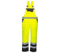 Portwest Cotte Contrast non-doublée, Couleur: Jaune/Noir, Taille: L, S488YBRL