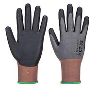 Portwest Gant Coupure CT MR18 Micro Mousse Nitrile, Couleur: Gris/Noir, Taille: M, CT32G8RM