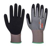 Portwest CT45 Gant CT anti coupures D Mousse Nitrile D18 Gris/Noir - Taille XS