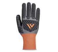 Portwest CT46 Gant Nitrile Anti-impact coupure D Jauge 18 Gris/Noir - Taille L