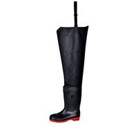 Portwest Cuissardes - Waders S5, Couleur: Noir, Taille: 44, FW71BKR44