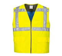 Portwest Gilet HV rafraîchissant, Couleur: Jaune, Taille: XX/3X, CV02YERXX/3X