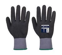 Portwest DermiFlex A354K8RS Ultra Pro Gants en mousse nitrile Taille S Noir