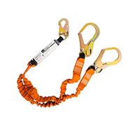 Portwest - Double Cordon Anti-Chute 140 kg avec Amortisseur - Orange - 180 cm